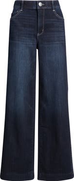 Wit & Wisdom Gracie Skyrise Double Side Seam Wide Leg Jeans