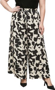 Standards & Practices Drawstring Waist Wide Leg Pants