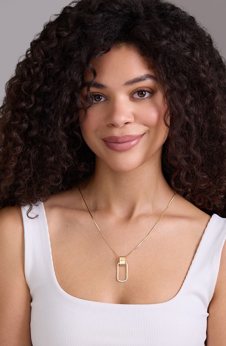 Bony Levy 14K Gold Link Pendant Necklace, Alternate, color, 14K Yellow Gold