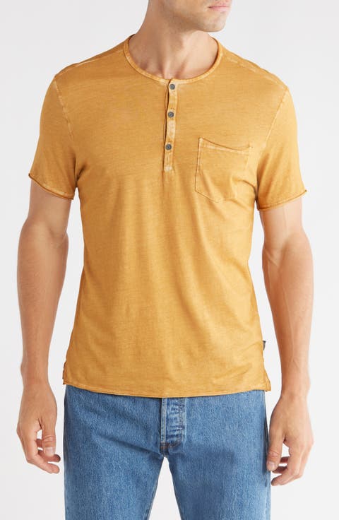 Rex Sublime Wash Organic Cotton Short Sleeve Henley