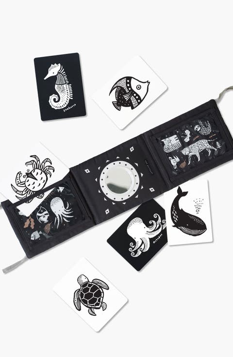 Tummy Time Gallery  with Mirror and Art Cards for Baby Bundle