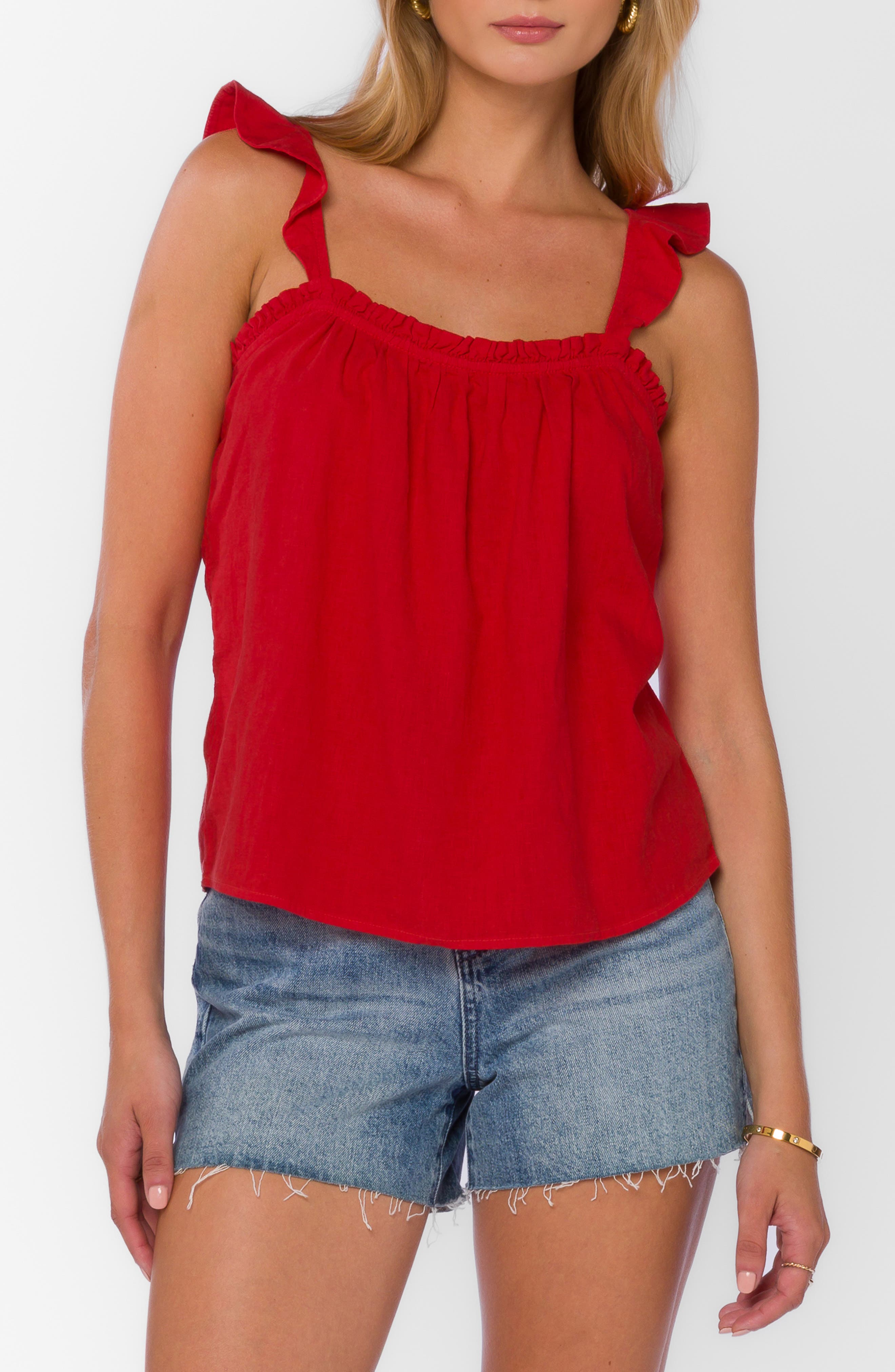 VELVET HEART Carolyn Scoop Neck Tank