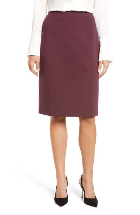 Ponte Pencil Skirt