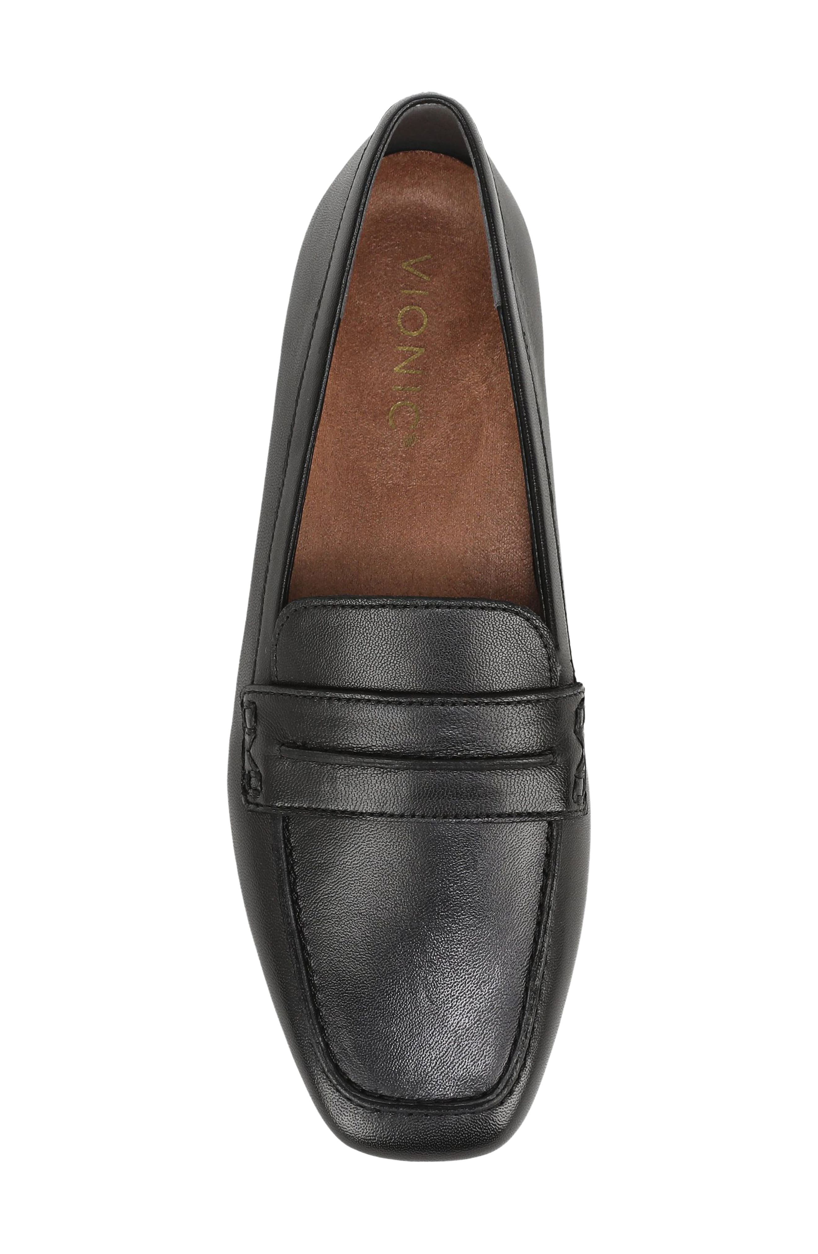 Henley Penny Loafer, Alternate, color, BLACK LEATHER