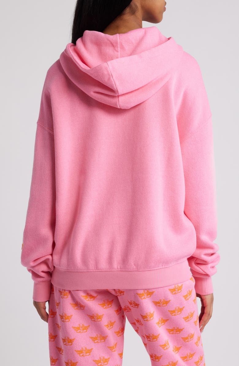 BOYS LIE Not Your Puppet Racer Logo Cotton Blend Hoodie, Alternate, color, 