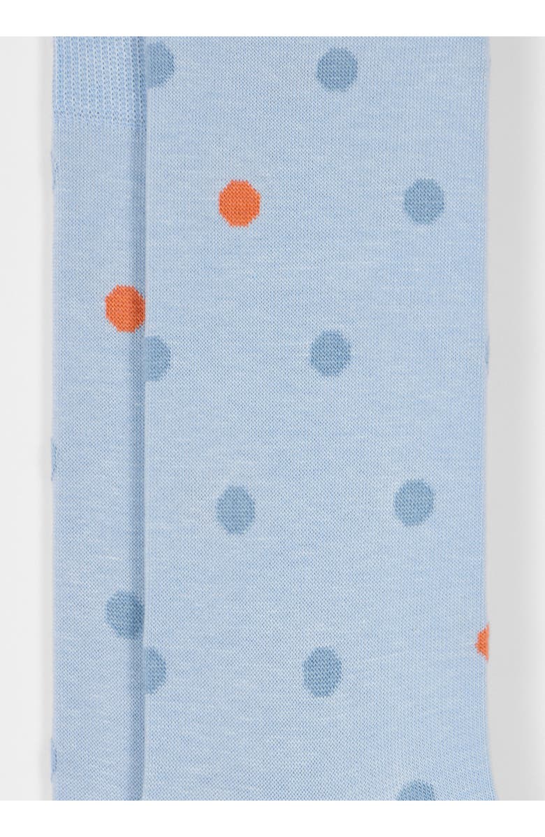Paul Smith Orlando Polka Dot Dress Socks, Alternate, color, Light Blue