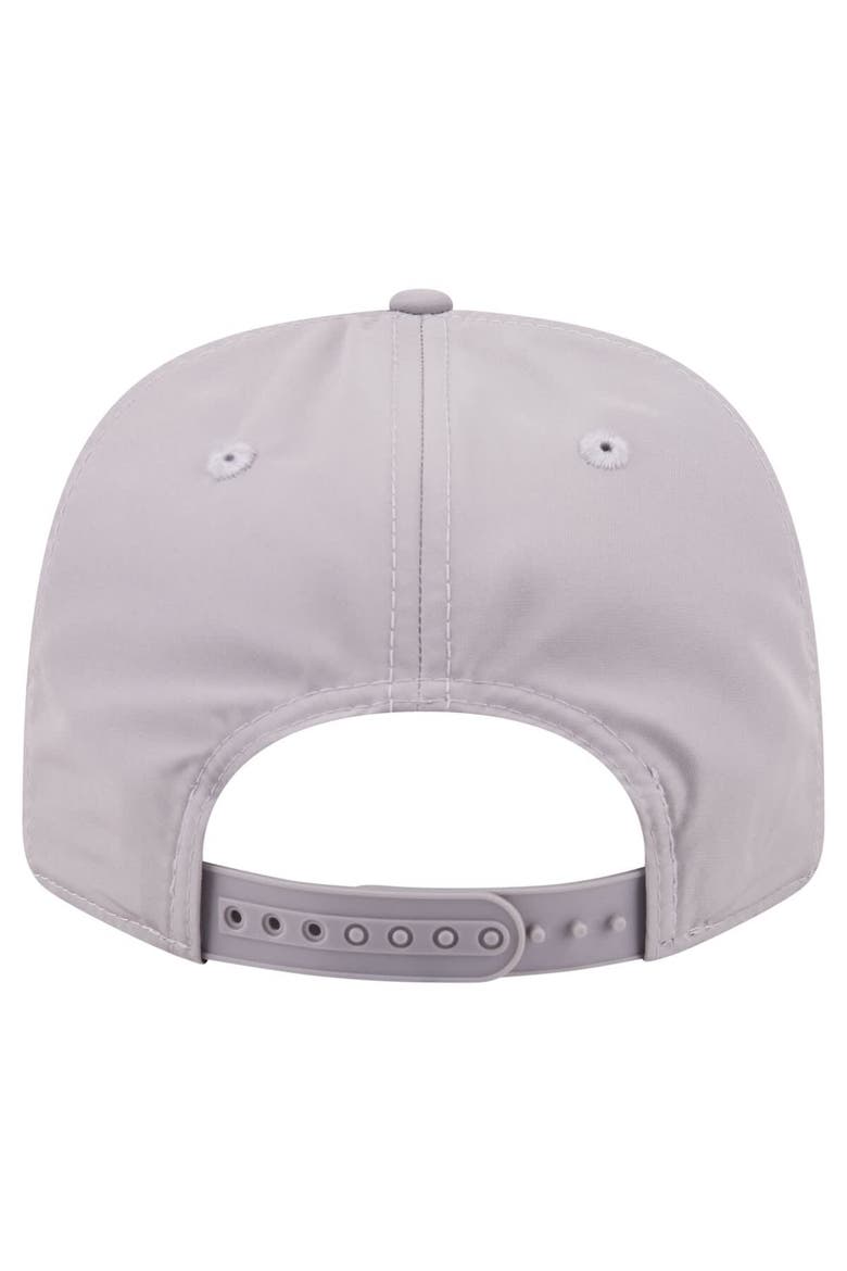 Men's New Era Gray Texas Rangers Laser Perforated 9SEVENTY Adjustable Hat, Alternate, color, Gray
