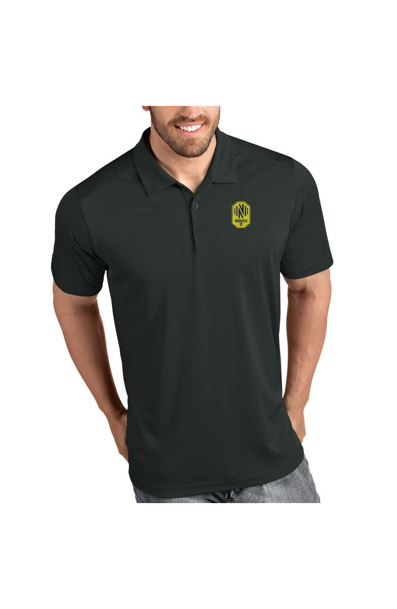 ANTIGUA Men's Antigua Heather Gray Nashville SC Tribute Polo, Alternate, color, 