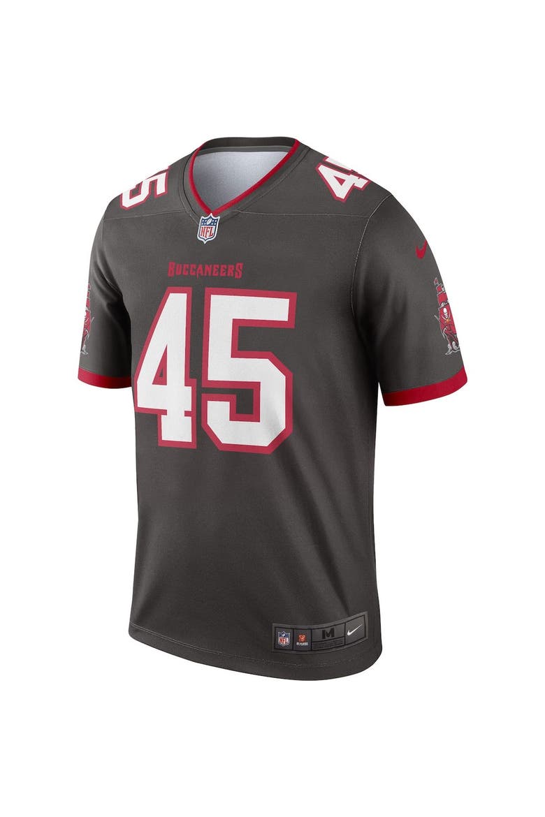Men's Nike Devin White Pewter Tampa Bay Buccaneers Alternate Legend Jersey, Alternate, color, Pewter