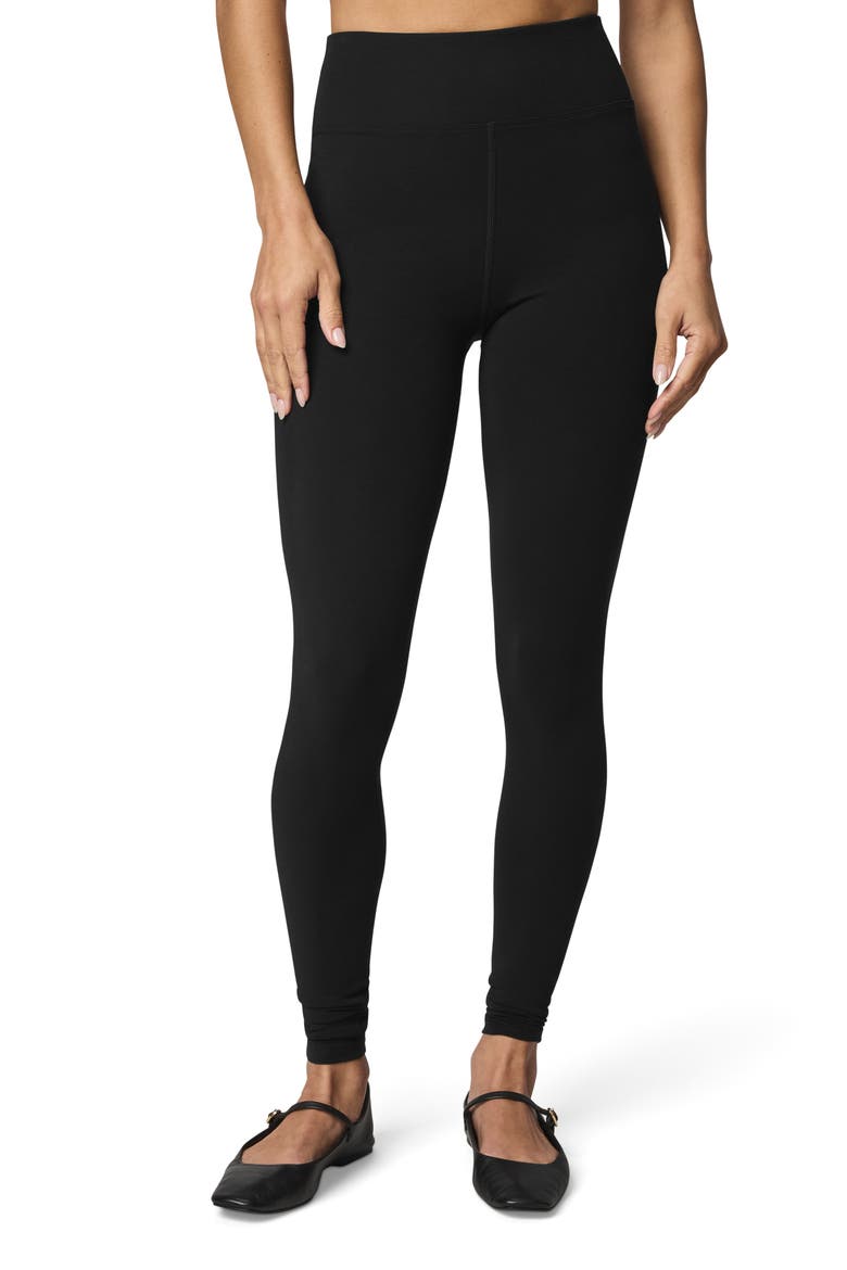 Interlock Leggings, Main, color, BLACK