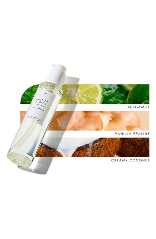 Le Monde Gourmand Lait De Coco Body Oil In Transparent