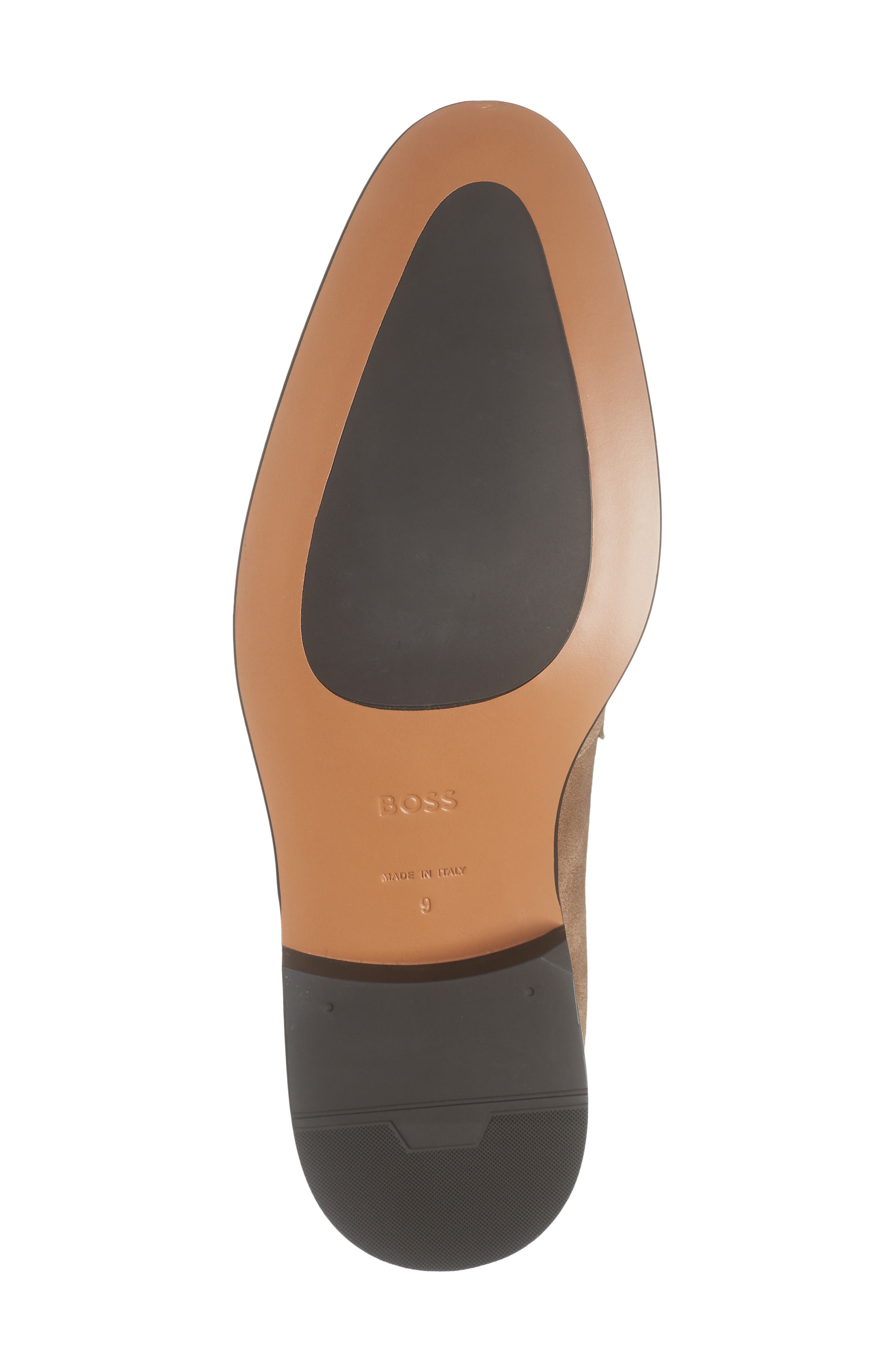 BOSS Derrek Penny Loafer, Alternate, color, Medium Beige