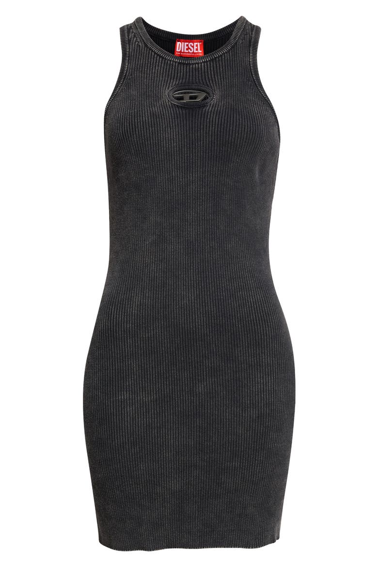 M-Anchorage-SL Rib Body-Con Minidress, Alternate, color, BLACK