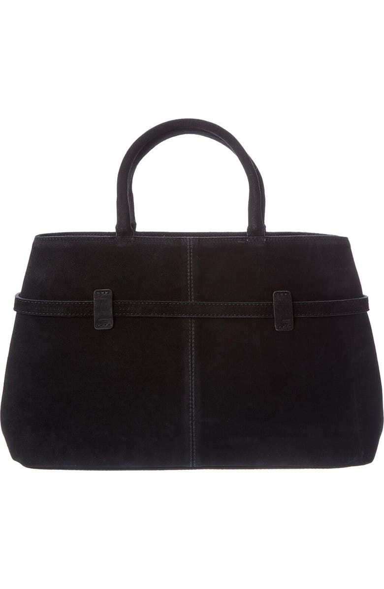 Persaman New York Elspeth 92 Suede Shoulder Bag, Alternate, color, Black