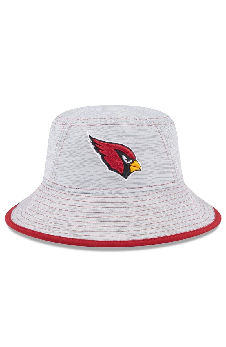 New Era Men's New Era Gray Arizona Cardinals Game Bucket Hat, Main, color, Gray
