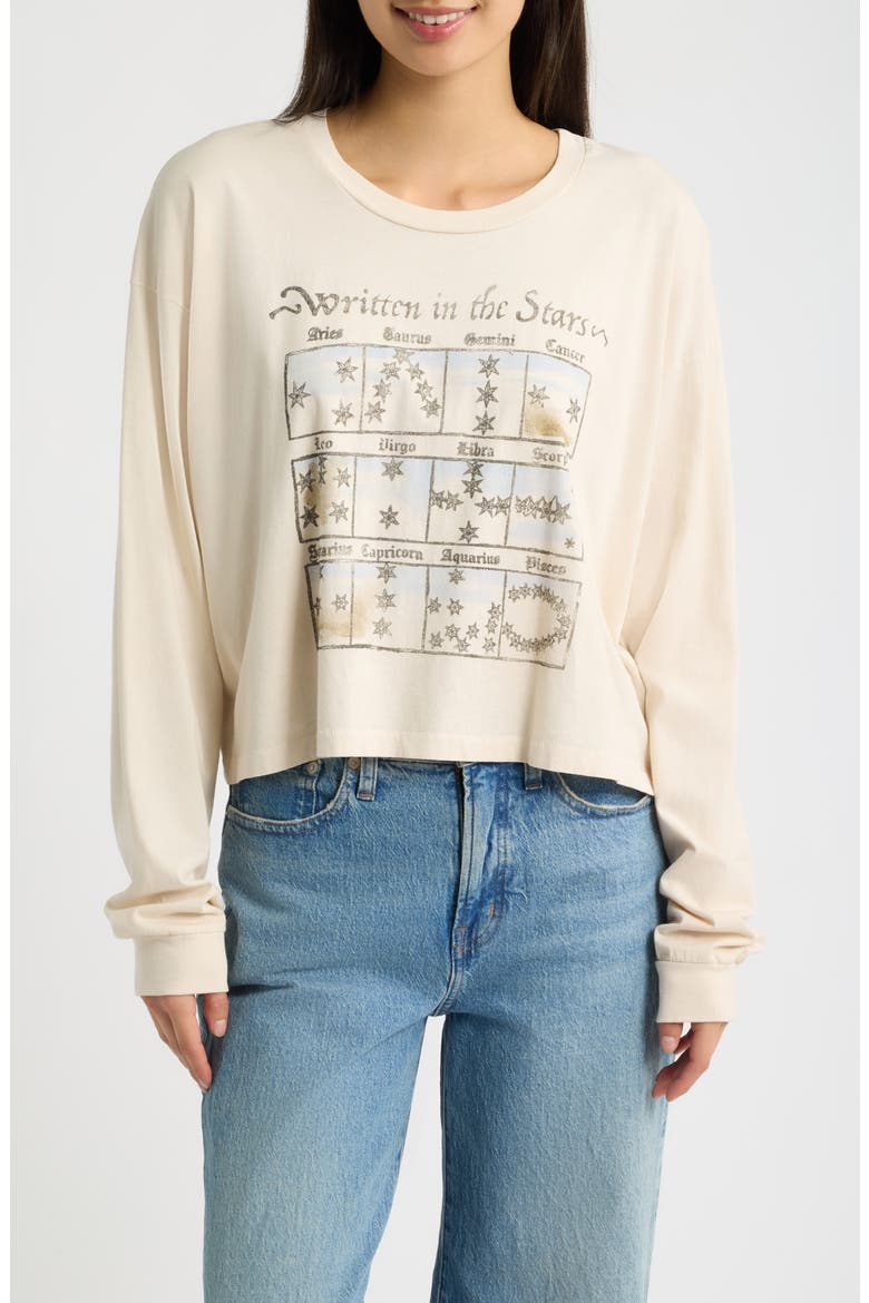 Written in the Stars Graphic Tee, Main, color, DIRTY WHITE