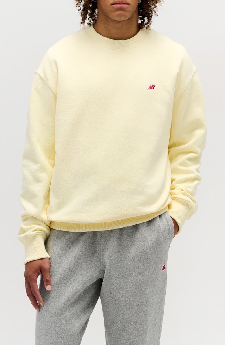 New Balance Made in USA Cotton Crewneck Sweatshirt, Main, color,