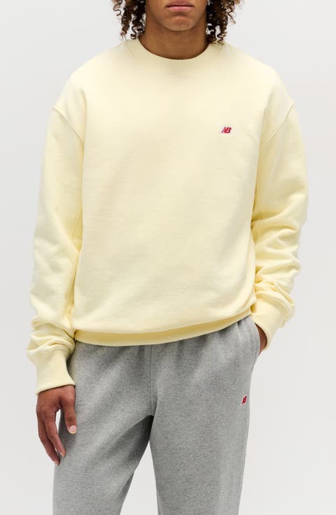 【SALE】YELLOW LOGO COOL FIT CREWNECK SWEATSHIRT Yellow Logo Cool Fit Crewneck Sweatshirt