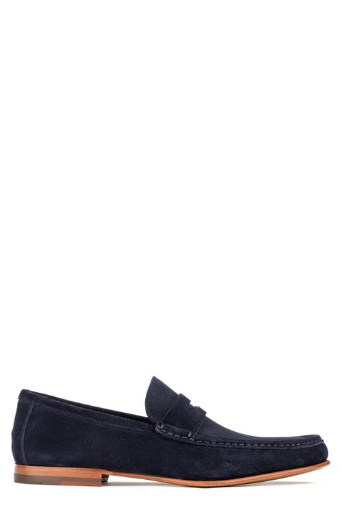 To Boot New York Dylan Suede Penny Loafer In Blue