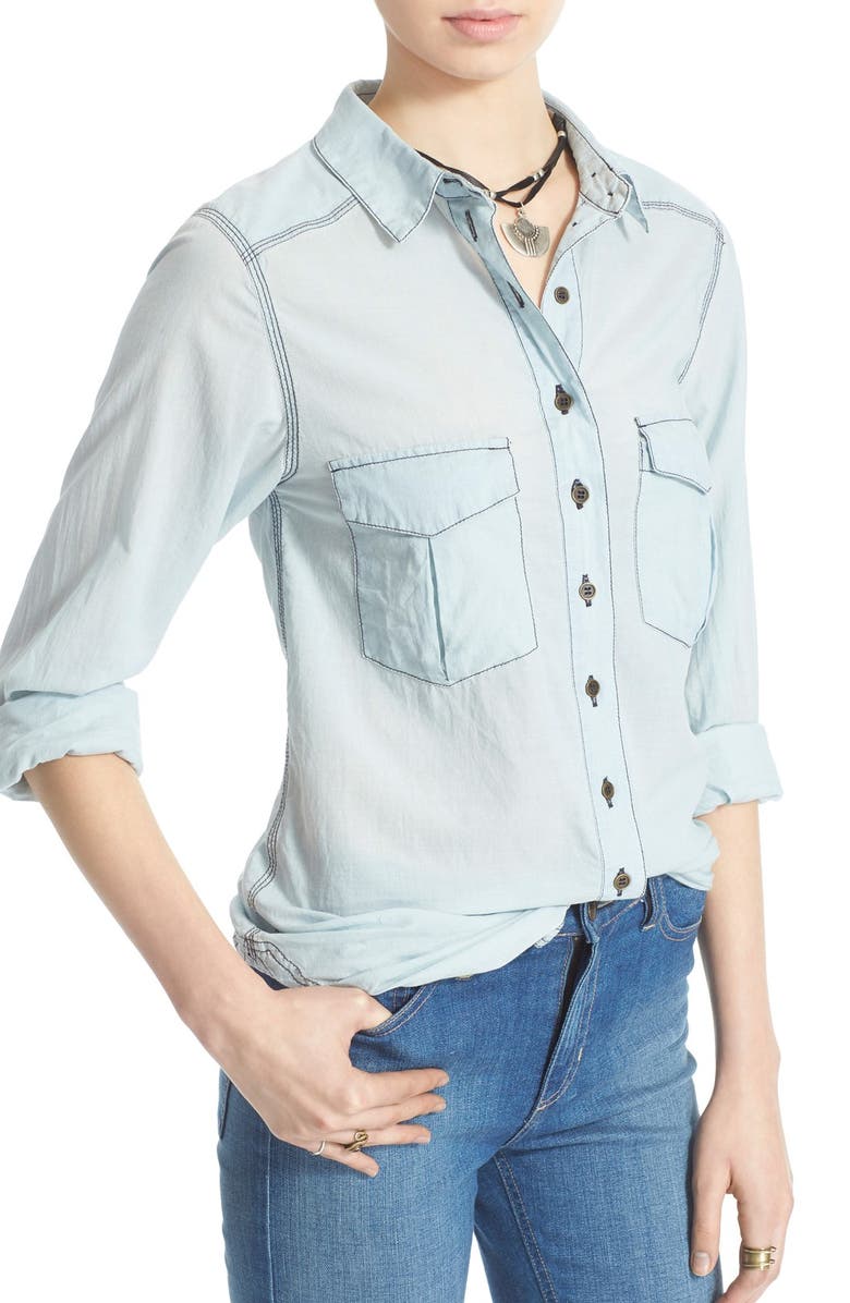 Free People 'Last Chance' Shirt, Alternate, color, 