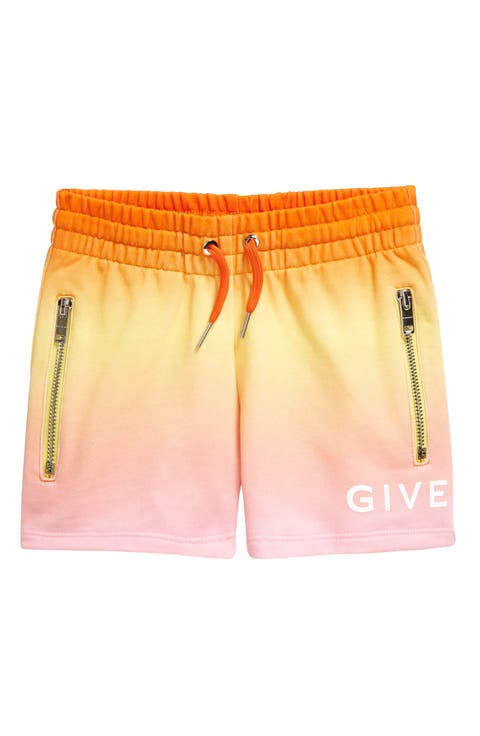 Kids' Sunset Ombré Cotton Shorts