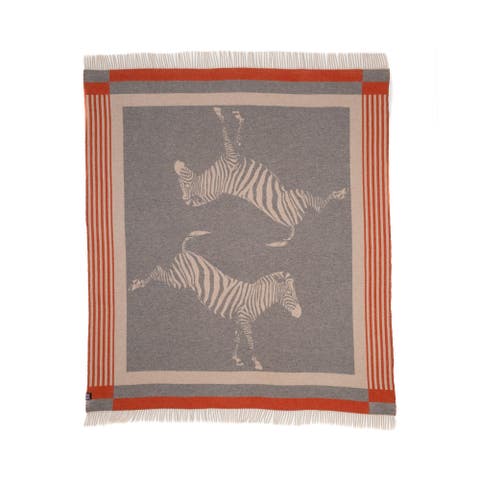Savanna Equestrian Reversible Throw - 56" x 72"