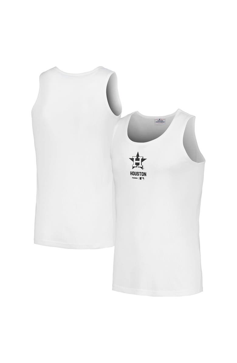 PLEASURES Men's PLEASURES  White Houston Astros Two-Pack Tank Top, Alternate, color, 