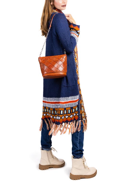 Old Trend Mermaid Convertible Crossbody Bag In Cognac
