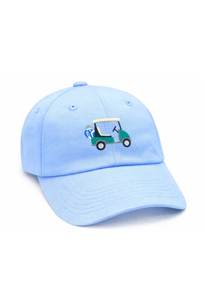 Golf Cart Baseball Hat, Main, color, Blue