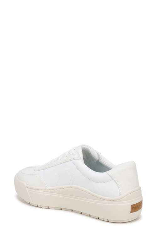 Dr. Scholl's Women's Time Off Win Lace Up Platform Sneakers In White Tofu