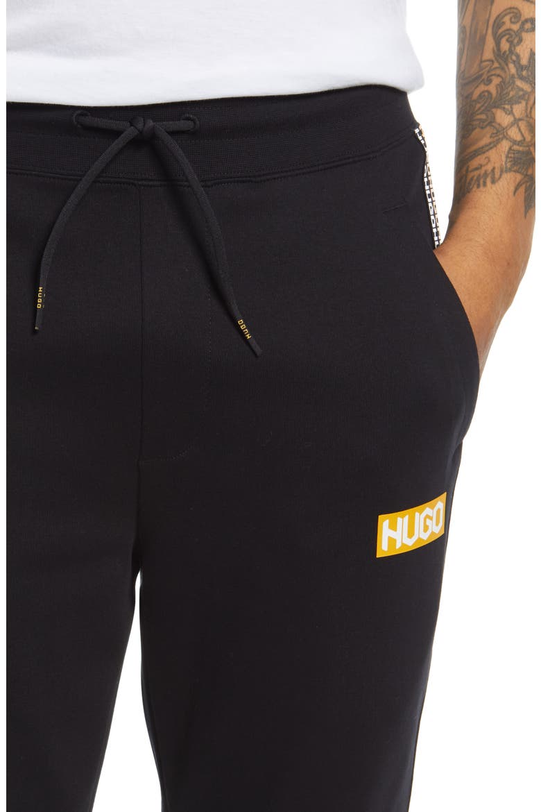 Donburi Logo Sweatpants, Alternate, color, BLACK