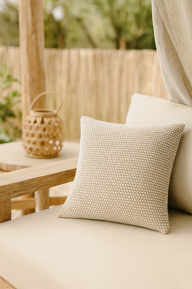 Pebble Beach Pillow, Alternate, color, Marisol
