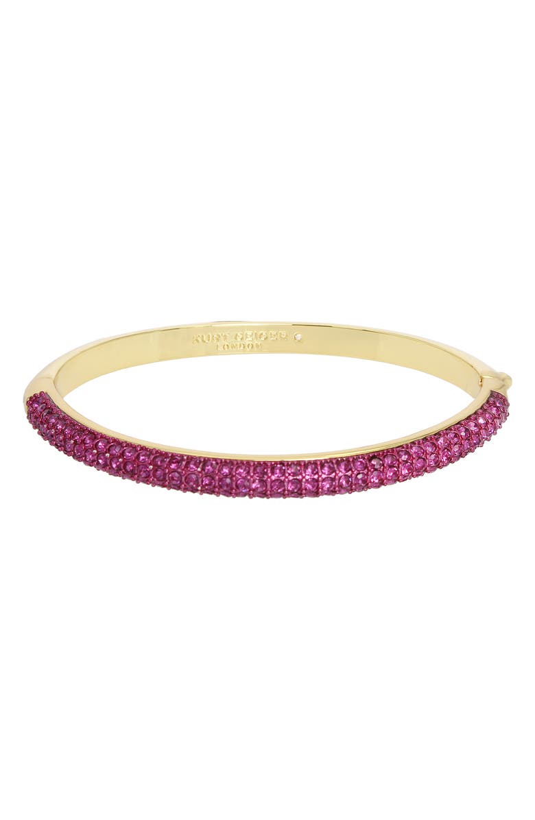 Kurt Geiger London Pavé Crystal Dome Bangle, Main, color, 