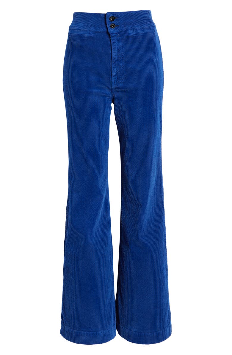 ASKK NY Brighton High Waist Wide Leg Corduroy Pants, Alternate, color,