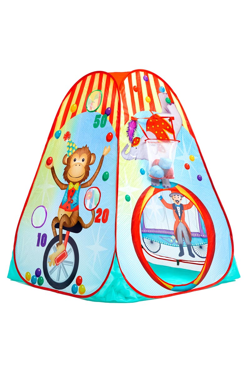 Fun2Give Pop it up Circus Activity Play Tent, Main, color, Multicolored