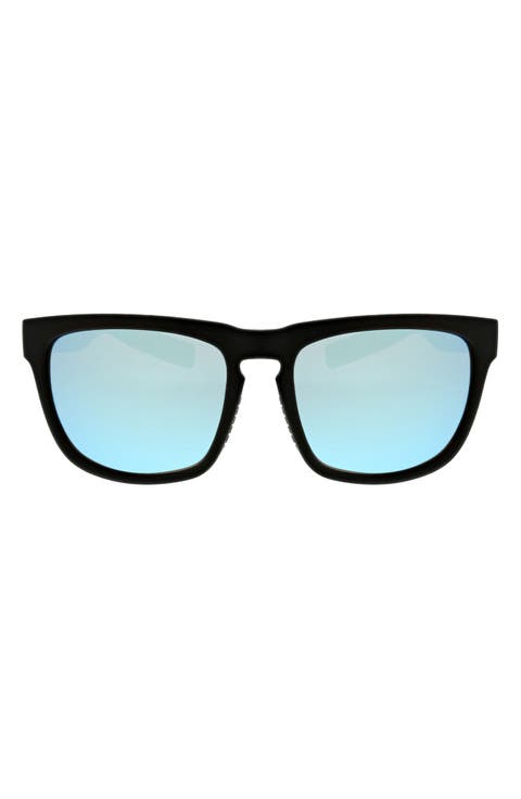 Modern 56mm Polarized Square Sunglasses