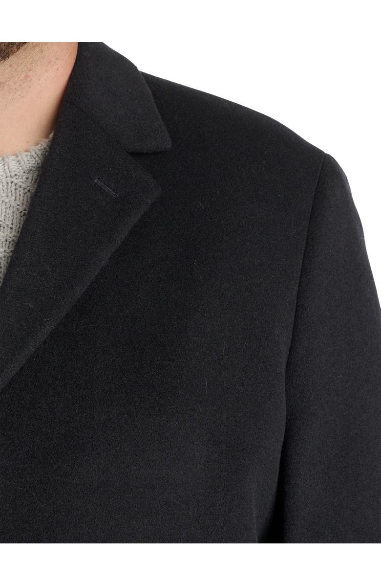 Oak Hill Premium by DXL Wool-Blend Overcoat, Alternate, color, 