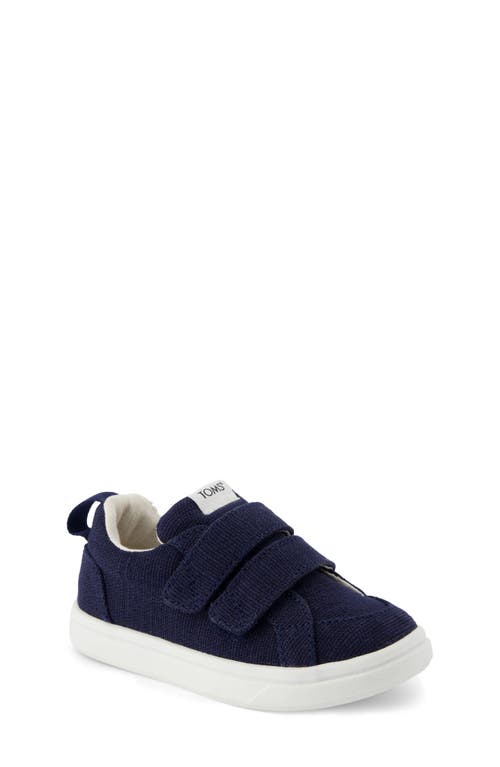 Toms Fenix Double Strap Kids Canvas Shoes Colour: Navy, Size: 7 In Navy