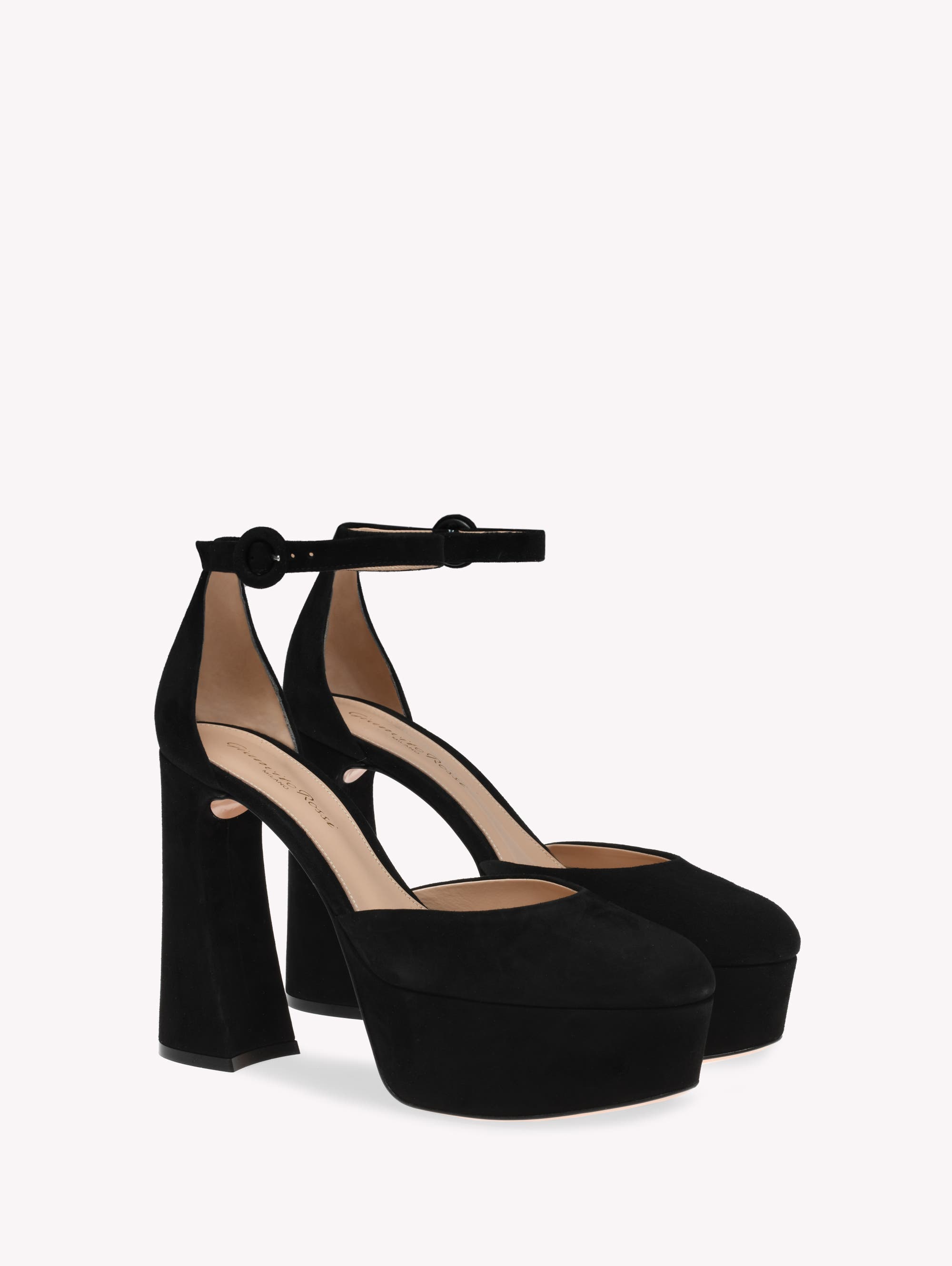 Gianvito Rossi Holly D'Orsay Slingback, Alternate, color, Black