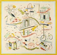 Kate Spade New York downtown day trip square silk scarf