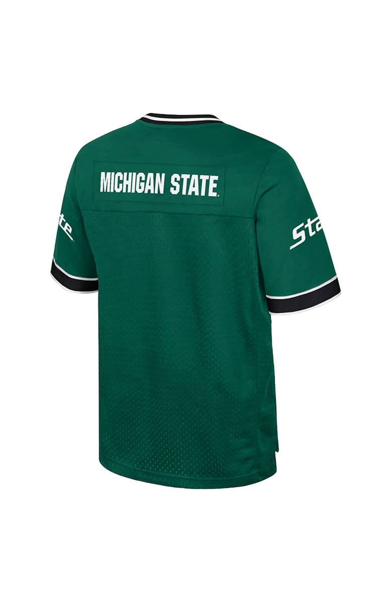 COLOSSEUM Men's Colosseum  Green Michigan State Spartans Nothing But The Hits Football Jersey, Alternate, color, Green