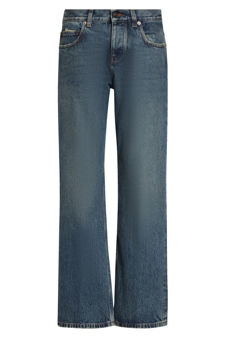 Regular Fit Distressed Jeans, Alternate, color, 4129 DIRTY VINTAGE BLUE