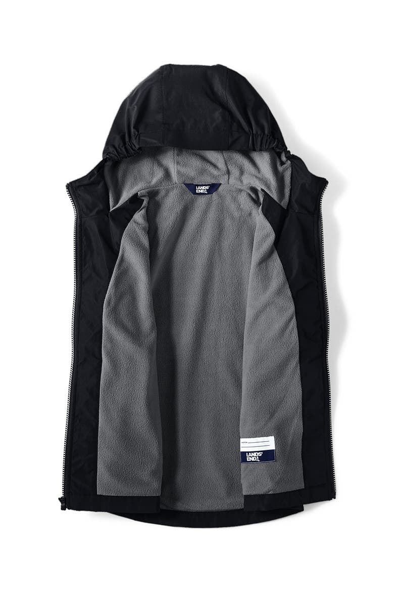 School Uniform Kids Rain Jacket, Alternate, color, Black