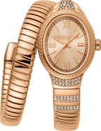 Roberto Cavalli Marea Quartz Bracelet Watch, 22mm x 33.5mm