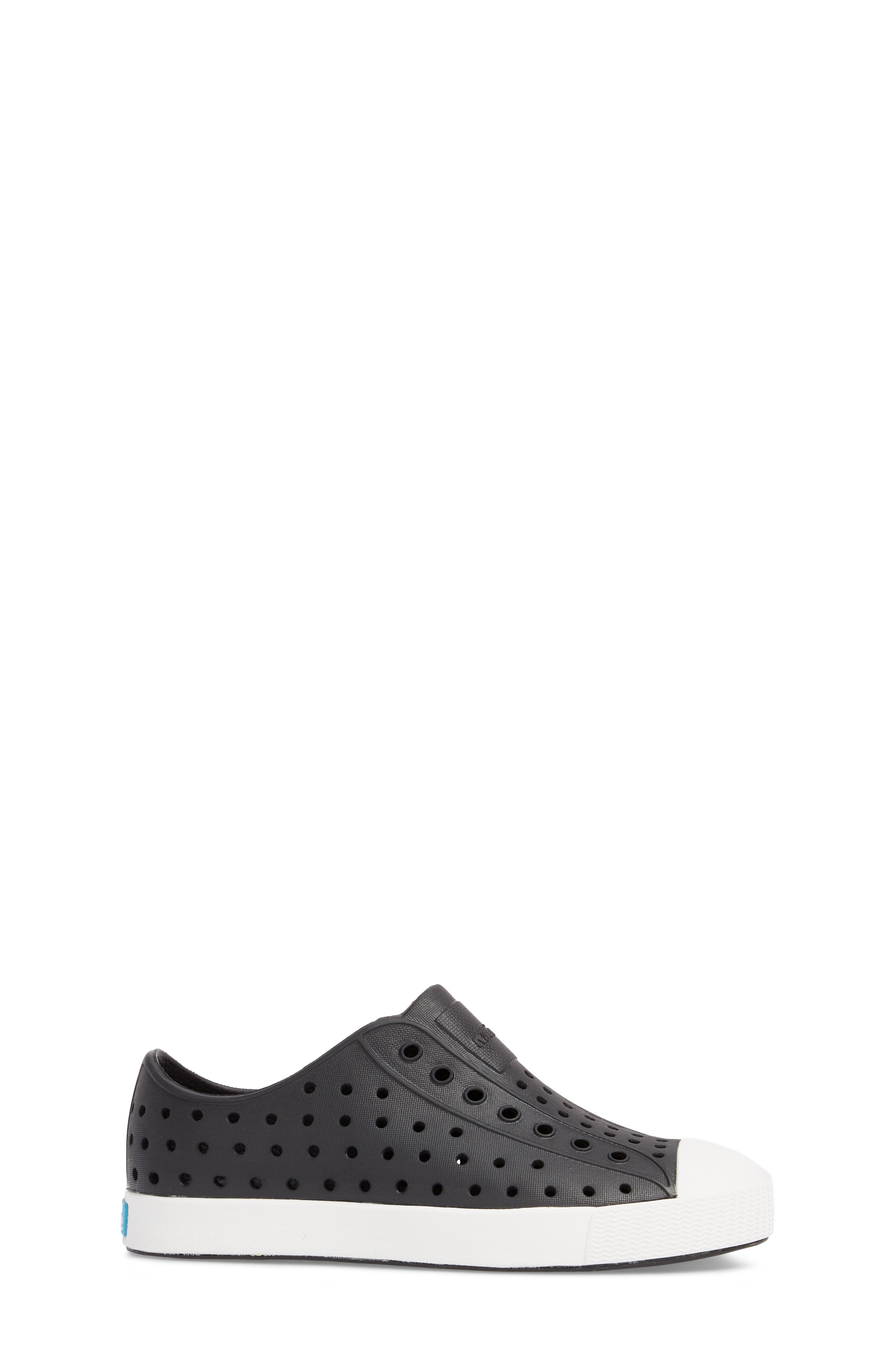 Kids' Jefferson Water Friendly Slip-On Sneaker, Alternate, color, JIFFY BLACK/ SHELL WHITE