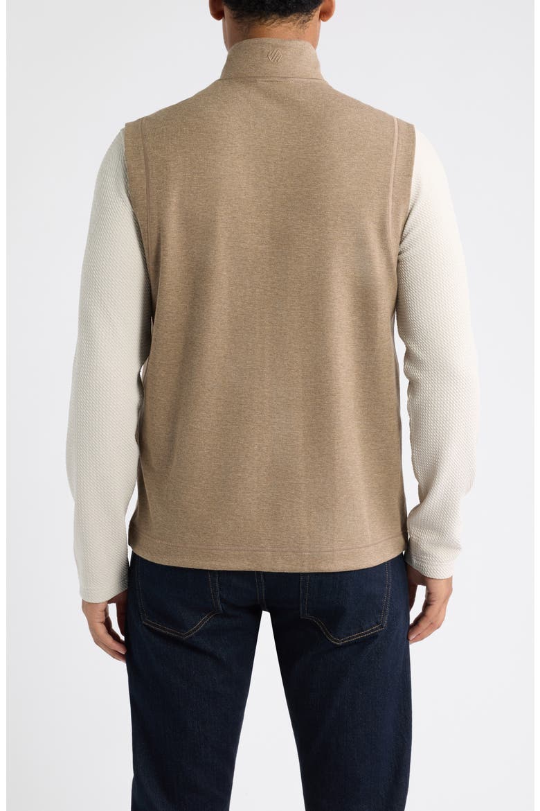 Icon Reversible Knit Cotton Blend Vest, Alternate, color, OATMEAL/ LIGHT GRAY