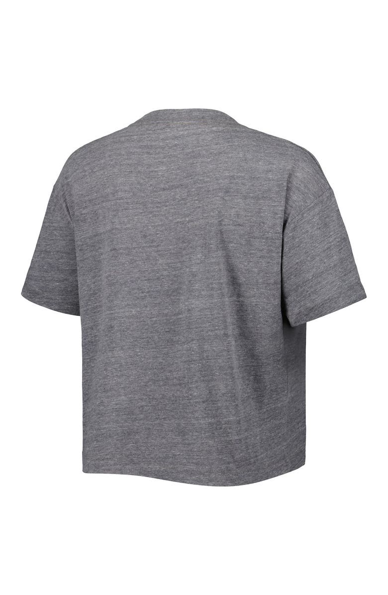 LEAGUE COLLEGIATE WEAR Women's League Collegiate Wear Heather Gray Florida Gators Intramural Midi Seal Tri-Blend T-Shirt, Alternate, color,