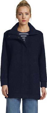 Lands' End Boucle Fleece Coat