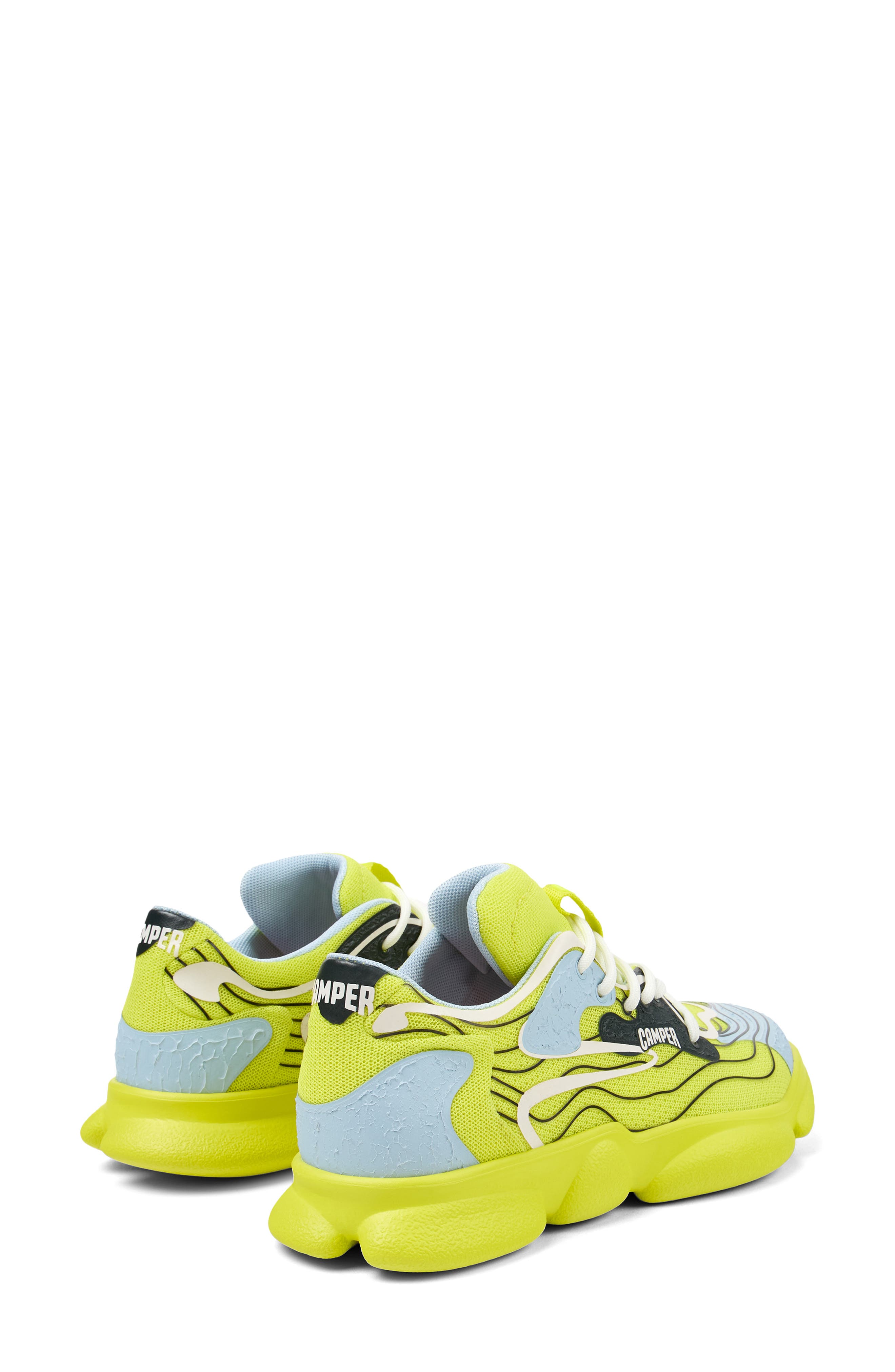 Camper Karst Sneaker, Alternate, color, Yellow Multi