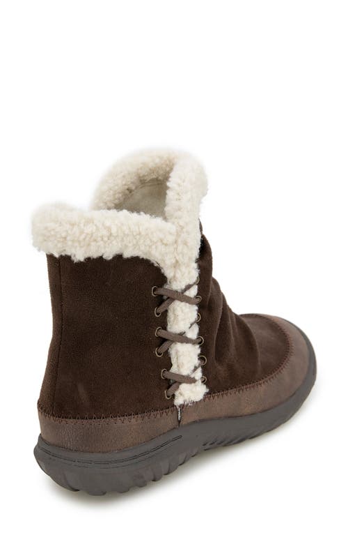 Jambu Briar Faux Fur Trim Bootie In Brown